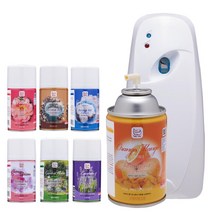 온리원 자동 타이머 방향제 분사기+향캔 리필 (화장실 실내용 업소용), 11.향캔만 3개 (피어니피치), 1개