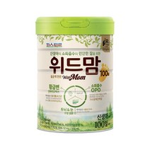 위드맘 100일 1캔 아기식사 황금변 유산균 파스퇴르 아기분유, 1세트
