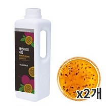프룻스타 패션후르츠 시럽 1kg 2개묶음