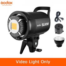 ed 차량용 간판 전광판 Godox SL-60W 60WS 5600K CRI 95 + 화이트 버전 LCD 패널 LED 비디오 라이트 연속, 한개옵션1, 01 Kit 1