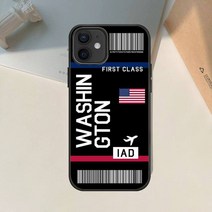 시카고밴더 보스턴 뉴욕 마이애미 시카고 비행 티켓 소프트 TPU 커버 폰 케이스 Apple IPhone 11 Pro XS MA, 10 a6_15 for iPhone XR