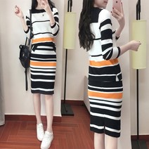 SAMARA 니트 원피스 투피스 치마세트 빅사이즈 롱 데일리 h27 556554712918