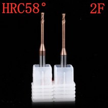 CNC HRC 60 4/2 플루트 소형 엔드 밀 카바이드 텅스텐 스틸 롱 넥 전극 플랫 밀링 절삭 공구 0.2-3mm, [01] HRC58 -2F, [48] 1.5x4Dx50L-L20, 01 HRC58 -2F_58 2.5x4Dx50L-L20