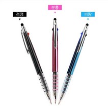 니들볼펜(3개 코리아5링니들3색터치펜 1세트) 삼색 seven0626*110421734PL, 블랙, 본상품선택