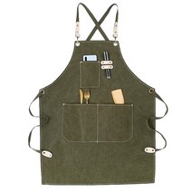 데님 앞치마 카페 바리스타 미용 사 실 애견 보육 교사 제과제빵 영업용 특이한 작업 카우보이 솔리드 데님, 23 2WQ-46447-005