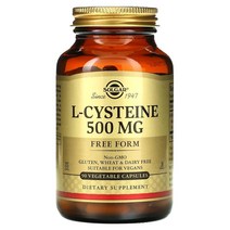 Solgar 웨잇트 근육 관리 L-시스테인 L-Cysteine 500mg 90정 1팩
