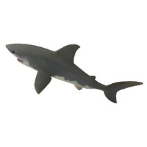 STK 플라스틱 해양 동물 장난감 sealife 모델 피규어 아이 장난감 위대한 백인 상어, 표시된 그림과 같이