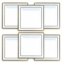 [데일리굿] 플라스틱 일회용 파티 접시 세트, 1개입, 6개