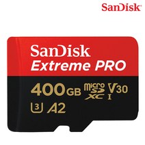 샌디스크 익스트림프로 마이크로SD카드 SDSQXCY, 400GB