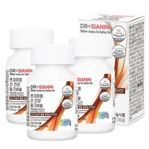 닥터시아닌 프리미엄 간 건강 밀크씨슬, 3개, 60정