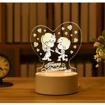 영업중 OPEN LED 오픈 네온 사인 24 보드 간판 광고판 3D 램프 아크릴 USB 야간 조명 램프크리스마스 크리스마스 장식 홈 침실 생일 결혼 선물 164EA 7, 23 23 - Valentines Day