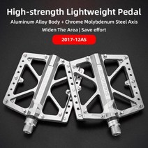 mtb pedal 와이드 경량 산악 알루미늄 자전거 MTB 4 베어링 플랫 합금 BMX, 13 2017-12AS