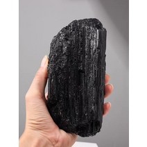 콩자갈 바닥 자갈돌 조경돌 천연 블랙 토르말린 자갈 원시 보석 광물 표본 스탈 치유 고급 컬렉션 제거, 40-60g