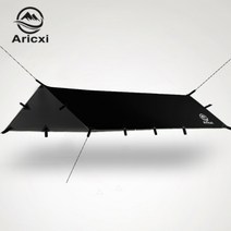 Aricxi 210T 경량 자외선 차단 멀티 포인트 타프 3x3m 5x3m, 4x3m, 블랙