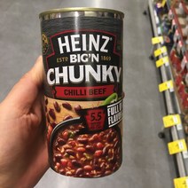 Heinz Big N Chunky Soup Chilli Beef 하인즈 칠리 비프 스프 520gx4캔, 1개
