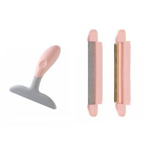 보풀제거기 애완동물털제거 보풀제거기 보풀의류 면도기에 대 한 휴대용 린트 리무버 수동 롤러 브러쉬 도, 05 6136 pink