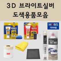순정품 기아 3D 브라이트실버 자동차 차량용 붓펜 카페인트 도색 스프레이, 04.투명마감용스프레이(모비스)