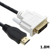 HDMI to DVI-D 케이블 1.8M HDMI/DVI/TV/모니터/영상케이블, 단일 모델명/품번