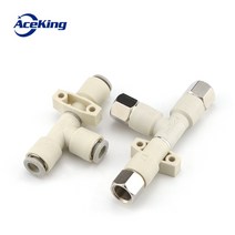 진공발생기 이젝터 ZH 관형 진공 발생기 intubated 내부 스레드 커넥터 DL ZH05DS/ZH07DS/ zh10ds-06-06-06, 03 ZH10DS-06-06-08