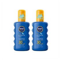 Nivea 니베아 키즈 선스프레이 아기 선크림 Spf30 200ml 2팩