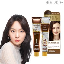 더마클라센 젤리세럼 염색제 프로틴 50 헤어 컬러 단품, FREE, 밀크브라운