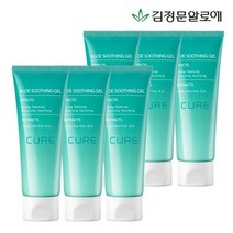 김정문알로에 큐어 알로에 수딩젤 100ml 6개, 단품