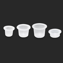 뷰티이너스 반영구 색소컵 4종 (100개입 / 100개입 택1) 색소팔레트 반영구재료, 색소컵 (중) (1000개입)