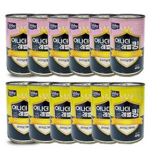 테비토퍼 어나더 레벨킹 흰살참치캔 400g 12개 1박스 고양이간식, 콤보(각 6개씩), 상세페이지 참조2