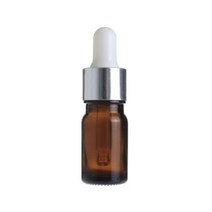 바른용기 스포이드공병 갈색 유리 용기 5ml ~ 100ml, 5ml(실버/화이트)