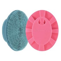 INNERNEED 슈퍼 소프트 실리콘 페이스 클렌저 마사지 브러시 페이셜 클렌징 브러쉬, F
