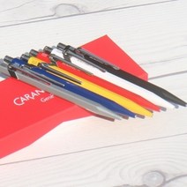 CARAN DACHE 알루미늄 육각바디..까렌다쉬 849 클래식 메탈 볼펜 005 그레이, 1개, 색상