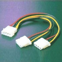 컴퓨터 12V 전원 케이블 iDE Y형 2구 확장용, 롸잇나우 쿠팡 본상품선택