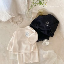 [민이마켓]여아남아상하복 유아 키즈 아동 긴팔 티셔츠 바지 엄마 아이 커플 상하세트