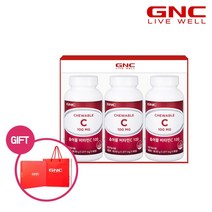 [GNC] 츄어블비타민C 100 (90정) 3개입 세트, 단품, 단품