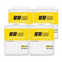 알짜패드 [알짜패드]20g 표준형 100매 배변패드, 4개