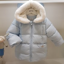 아가방 22겨울 베이비페어! 오리털 점퍼보다 더 후끈 신소재 신슐레이트 충전 패딩점퍼! 다운보다 공기층이 더 촘촘해서 더 따뜻해 극세사 안감 패딩! 코트기장감 좋아