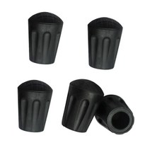 5pcs s 팁 교체는 대부분의 하이킹 폴에 적합합니다. 충격 흡수, 플라스틱, 블랙