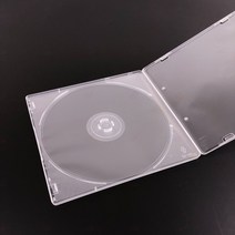 연질 CD DVD 투명 케이스 1P 표지 앨범 기록 얇은 미디어 보관함 정리 영상 데이터 게임 싱글, 단품
