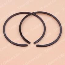 농기구 2개/몫 34mm x 1.2mm 피스톤 링 미쓰비시 TL26 CG260 26CC 1E34F 트리머 브러시 커터, 한개옵션0