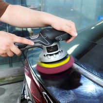 차량용 핸디형 무선 광택기 유막제거 랜덤오비탈 6단