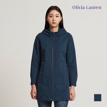올리비아로렌 아울렛 이월 가을 반후드 허리스트링 점퍼 VOPCLWF8141
