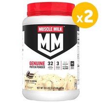 Muscle Milk 머슬밀크 프로틴 파우더 크림 쿠키 1.12kg 2팩