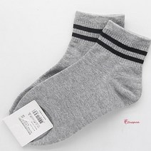 SPRa_중학생단목양말 매일두줄 여자고등학생 여성5개세트 봄양말 여중생 여학생 삭스 면양말 발목편한qrs265