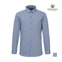 인디안 TREMOLO 도트 패턴 스트레치 셔츠__TRHNLWY1221