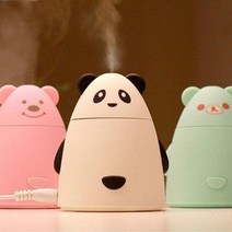 MGJ878198판다 귀여운 디자인 USB 미니가습기 가습기 사무실, usb팬더가습기-핑크