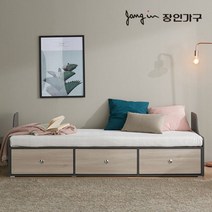[장인가구] 피콜로G 1인용 가드형 데이베드 수납침대(프레임)[착불]