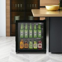 쿠잉 쇼케이스 냉장고 RS-S50B 가정용 냉장 음료 미니 소형 935374