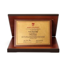 순금 우드액자형상패A (중) SG-021