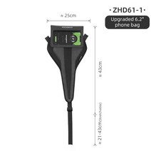 스마트로라 자전거 트레이너 즈위프트 실내 홈 연습 평 롤러 트레일러 rockbros 자전거 트레이너 땀 밴드 홈 운동 훈련 실내 사이클링 액세서리 mtb 도로 강한 내구성 땀, zhd61-1(가방 포함), zhd61-1(가방 포함)