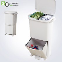 삼정 2단분리수거함 분리형휴지통 재활용휴지통